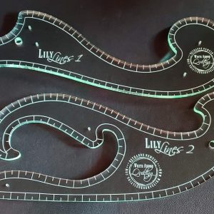 Lily Lines 1 & 2 Set, French curve rulers