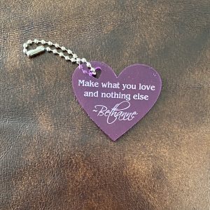 Make What You Love ruler chain fob