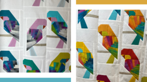Budgies as a Temperature Quilt Budgies as a Temperature Quilt