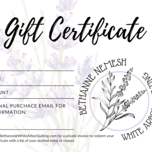 $25 Gift Certificate