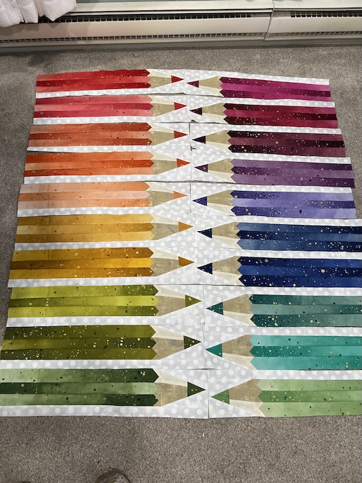 Colored Pencil Block Pattern - Image 4