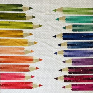 Colored Pencil Block Pattern