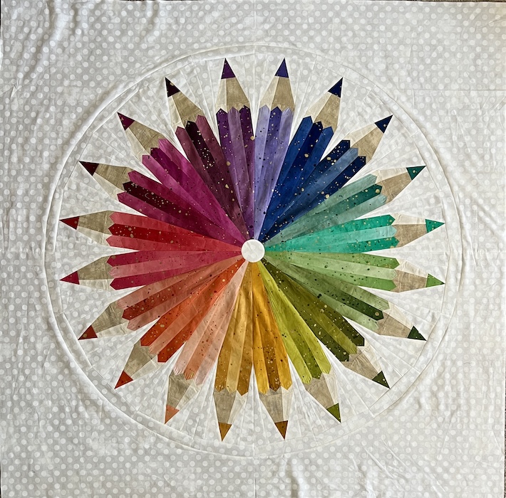 Colored Pencil Block Pattern - Image 2