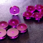 1/2" wide by 1/8" thick drawing disks to use with rulers to mimic the sewn line. Sized for use with a fine tip sharpie or Mark-B-Gone wash out pen